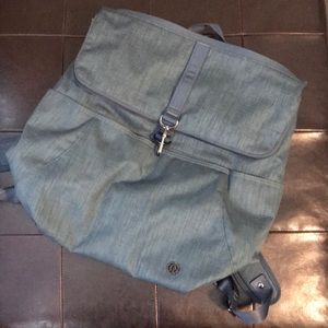 Lululemon back pack - blue